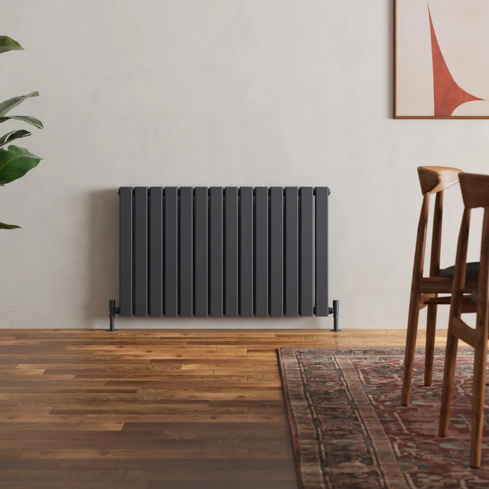 Toasty Radiance Anthracite Flat Panel Horizontal Radiator