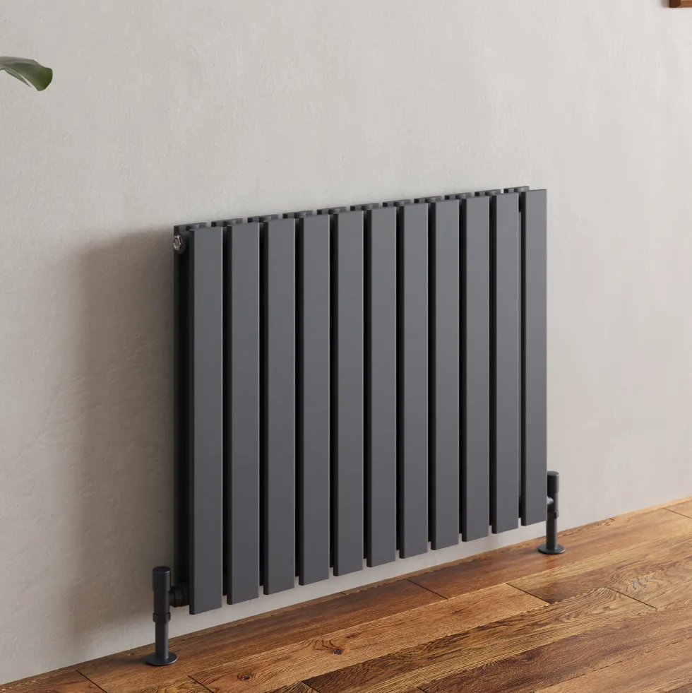 Toasty Radiance Anthracite Flat Panel Horizontal Radiator
