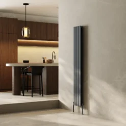 Toasty Radiance Anthracite Flat Panel Vertical Radiator