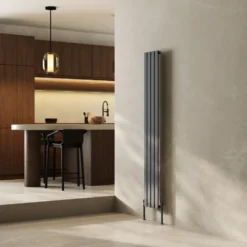Toasty Radiance Anthracite Flat Panel Vertical Radiator