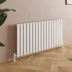 Toasty Radiance White Flat Panel Horizontal Radiator