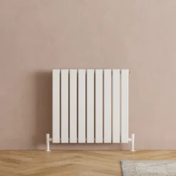 Toasty Radiance White Flat Panel Horizontal Radiator