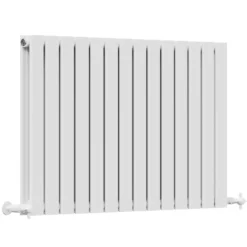 Toasty Radiance White Flat Panel Horizontal Radiator