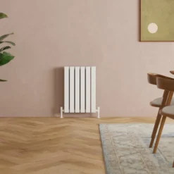 Toasty Radiance White Flat Panel Horizontal Radiator