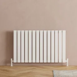 Toasty Radiance White Flat Panel Horizontal Radiator