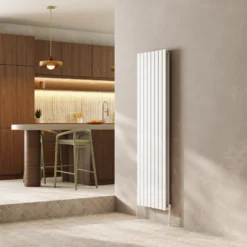 Toasty Radiance White Flat Panel Vertical Radiator