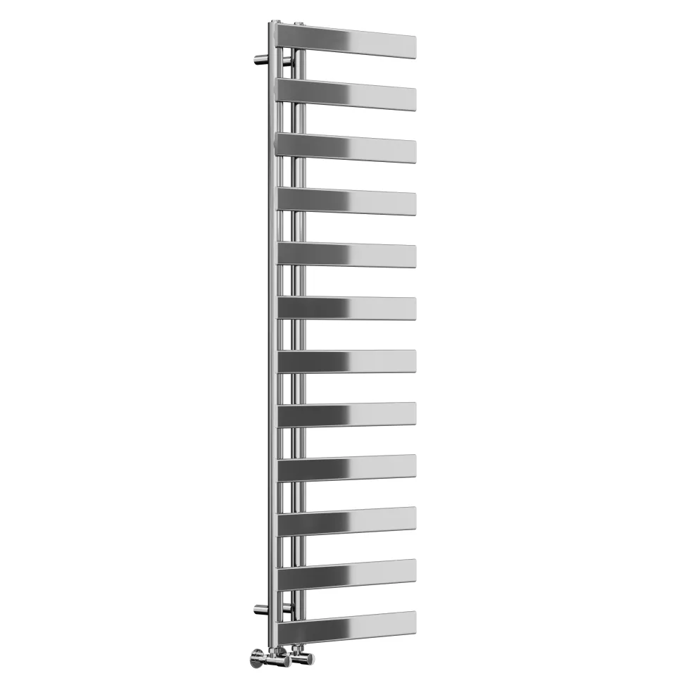 Toasty Retreat Chrome Offset Heated Towel Rail
