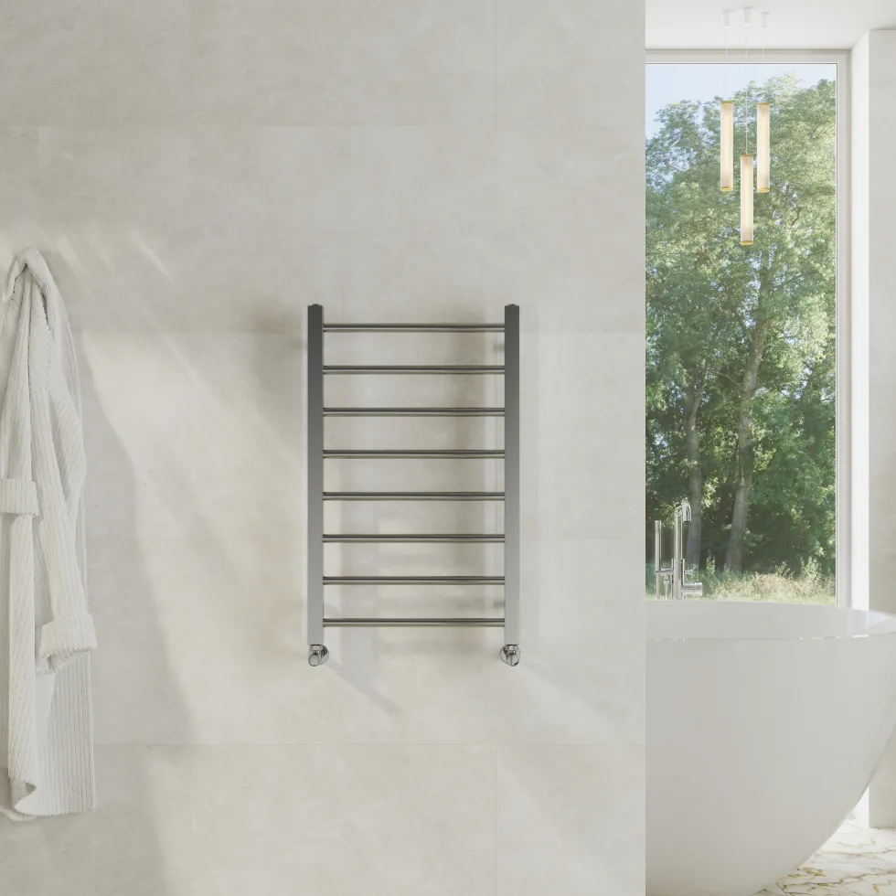 Toasty Rise Chrome Heated Towel Rail