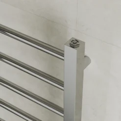 Toasty Rise Chrome Heated Towel Rail
