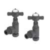 Toasty Traditional Crosshead Manual Angled Valves - Anthracite