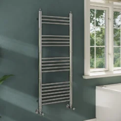 Toasty Vale Chrome Traditional Ladder Heated Towel Rail