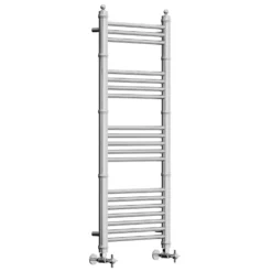 Toasty Vale Chrome Traditional Ladder Heated Towel Rail