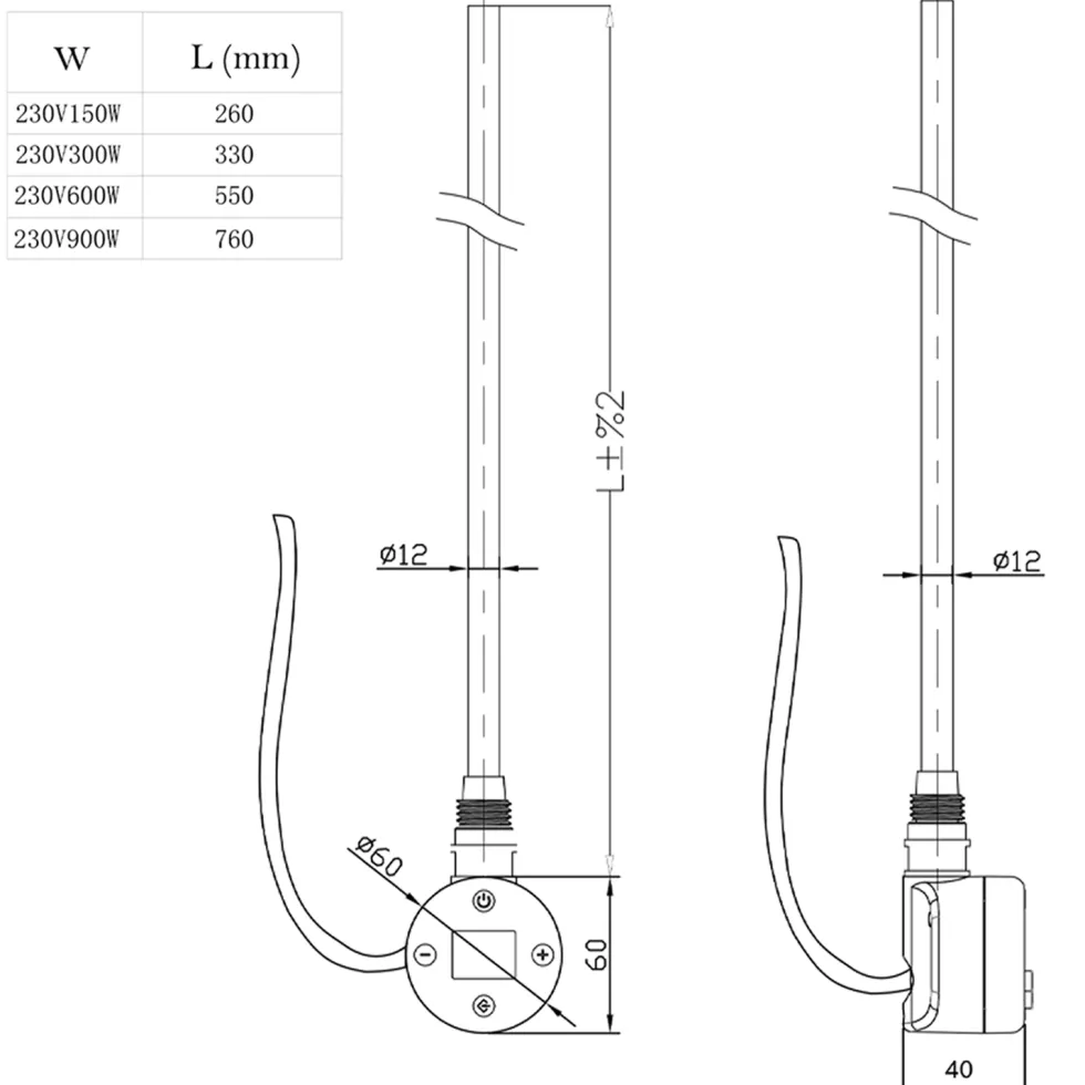 Toasty White Digital Element