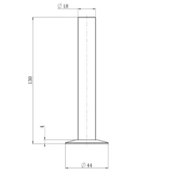 Toasty 18 x 130mm Pipe Sleeve