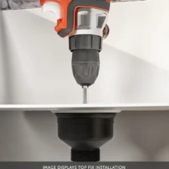 Top-Fix Slotted Clicker Basin Waste