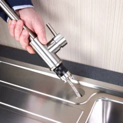 Top-Fix Vito Mono Kitchen Mixer Tap with L Neck Spout
