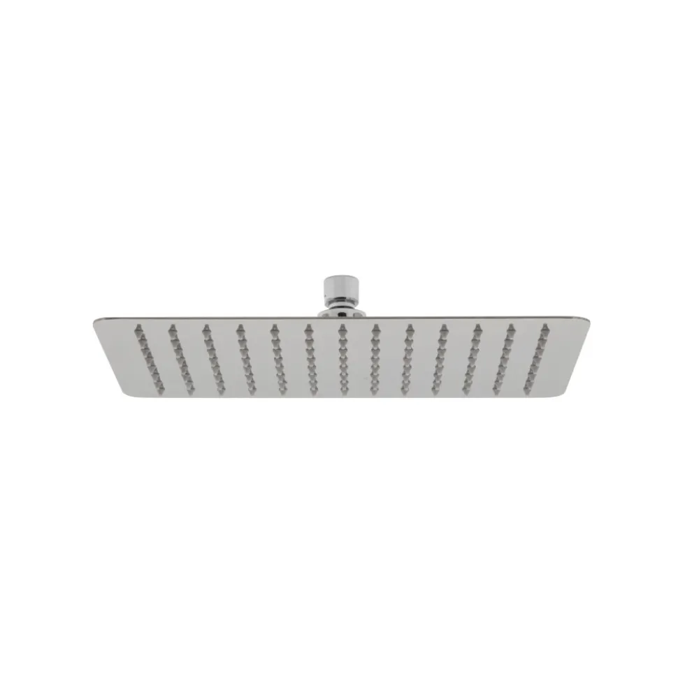 Vado Aquablade Slim Line Easy Clean Rectangular Shower Head 200x300mm