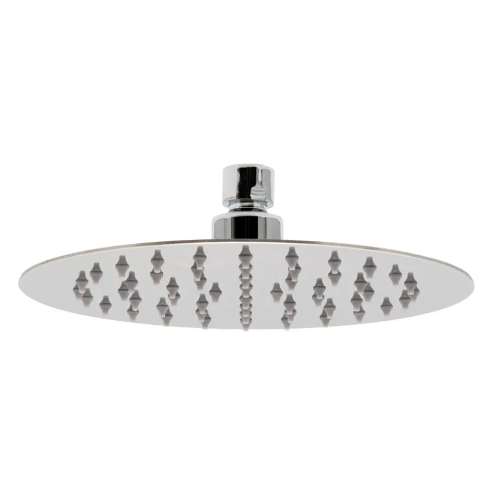 Vado Aquablade Slim Line Easy Clean Round Shower Head 200mm (8")