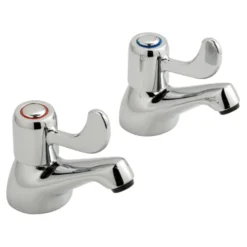 Vado Astra Lever Bath Pillar Taps