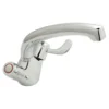 Vado Astra Twin Lever Monobloc Kitchen Mixer with Swivel Spout