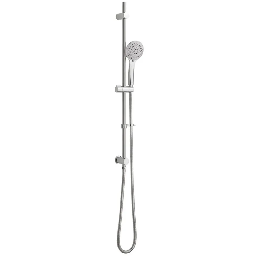 Vado Atmosphere 5 Function Air-Injection Slide Rail Shower Kit with Integrated Outlet - Chrome