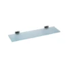 Vado Level Wall Mounted Frosted Glass Shelf