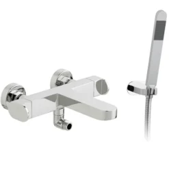 Vado Life Wall Mounted Exposed Bath Shower Mixer with Kit