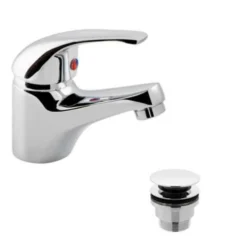 Vado Matrix Mono Basin Mixer with Clicker Waste