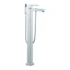 Vado Notion Floor Mounted Bath Shower Mixer with Shower Kit