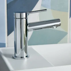 Vado Safari Cold Start Single Lever Mini Mono Basin Mixer Tap with Optional Universal Basin Waste