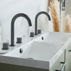 Vado Safari 3 Hole Leverless Deck Mounted Basin Mixer Tap