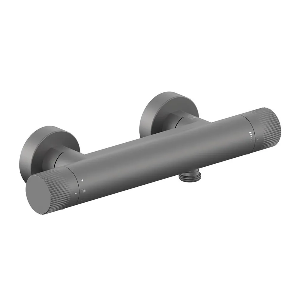 Vado Safari Leverless Exposed Thermostatic Bar Shower Valve with Easyfit Brackets