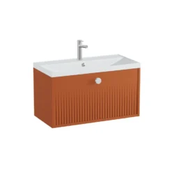 Vado Safari 800mm Fluted Floorstanding Vanity Unit & Basin