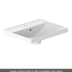 Vado Safari 500mm Fluted Wall Hung Vanity Unit & Basin