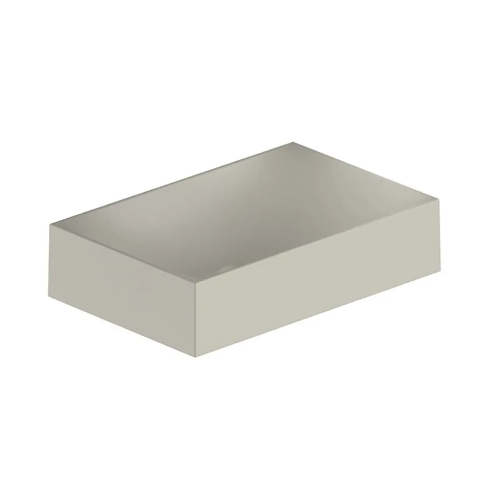 Vado Safari Rectangular Smooth Countertop Basin