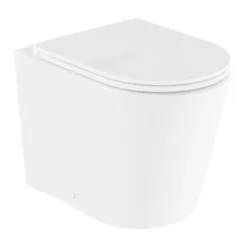 Vado Safari Round Back to Wall Toilet & Soft Close Slimline Seat
