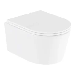 Vado Safari Round Wall Hung Toilet & Soft Close Slimline Seat
