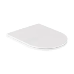 Vado Safari Slimline Soft Close Round Toilet Seat for Back to Wall Toilet