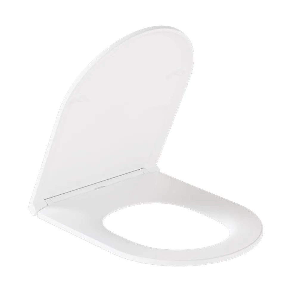 Vado Safari Slimline Soft Close Round Toilet Seat for Back to Wall Toilet