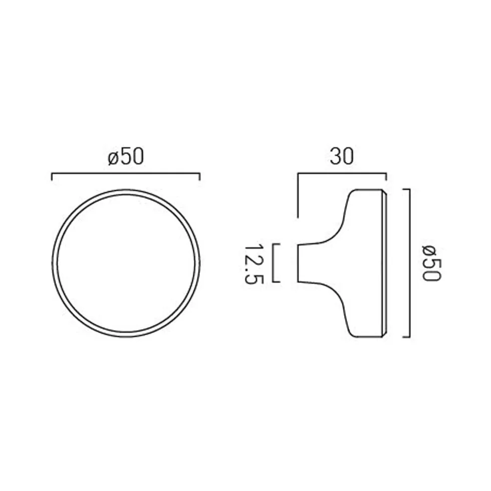 Vado Safari Smooth Furniture Knob Handle