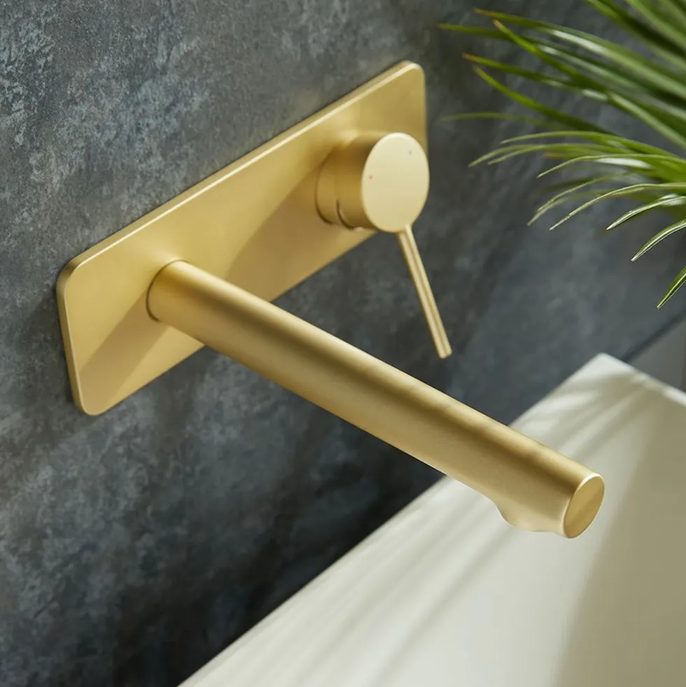 Vado Safari Square Wall Mounted Basin Mixer Tap
