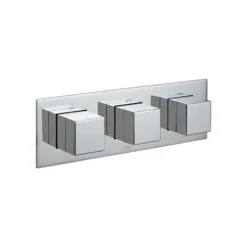 Vado Tablet Notion Horizontal 3 Outlet Concealed Thermostatic Shower Valve