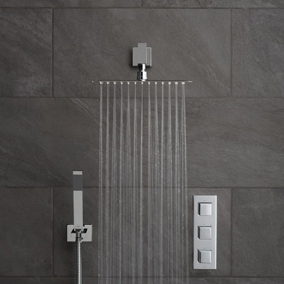 Vado Tablet Notion Vertical Concealed Thermostatic Shower Valve Package 13