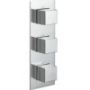 Vado Tablet Notion Vertical 3 Outlet Concealed Thermostatic Shower Valve