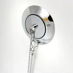 Vado Universal Traditional Bath Plug & Chain Waste - Chrome