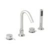 Vado Zoo Deck Mounted 4 Hole Single Lever Bath Shower Mixer