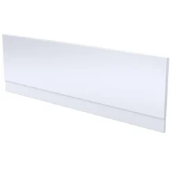 Vellamo Acrylic Straight Gloss White Front Bath Panel