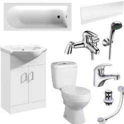 Vellamo Alpine Complete Bathroom Suite