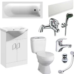 Vellamo Alpine Complete Bathroom Suite