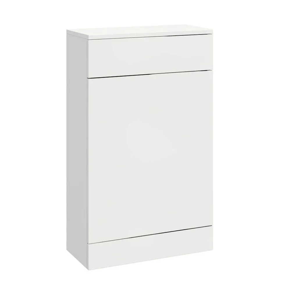 Vellamo Aspire 1100mm 2 Door Combination Basin & Toilet Unit - Gloss White